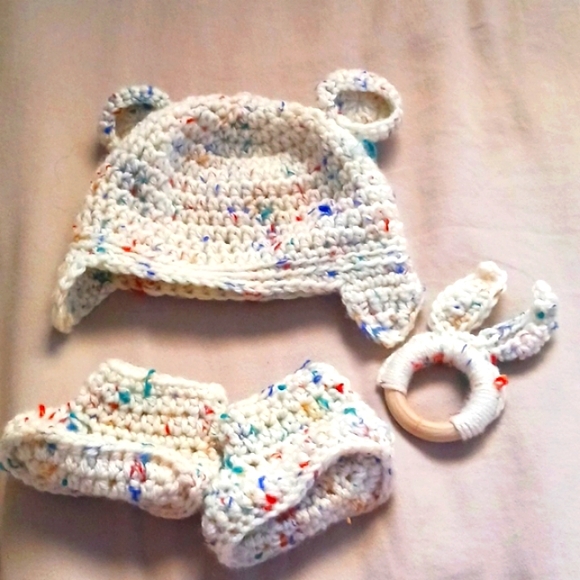 Handmade Candy crochet set for baby - Picture 4 of 14